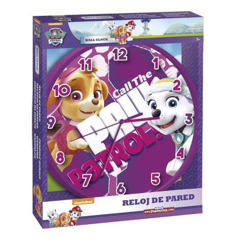 Paw Patrol Skye & Everest Purple Wall Clock £6.29